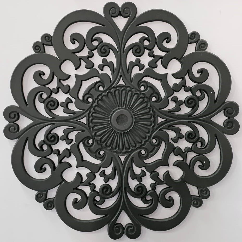 StyleX ROSIE Design White PVC Mandala Wall Art - Single