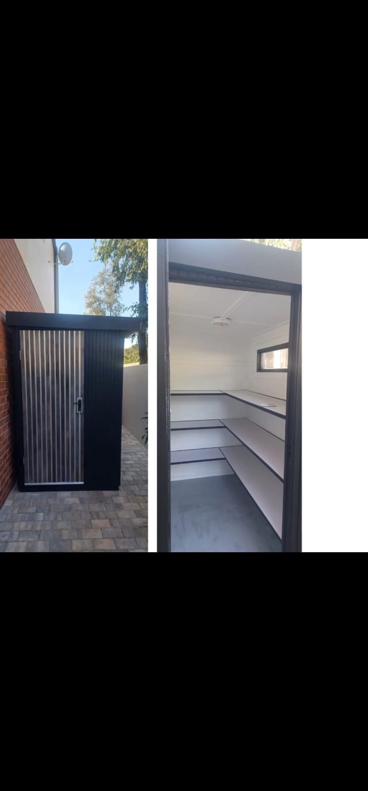 A STORAGE & TOOL SHED UNITS (2.4 X 2.4)