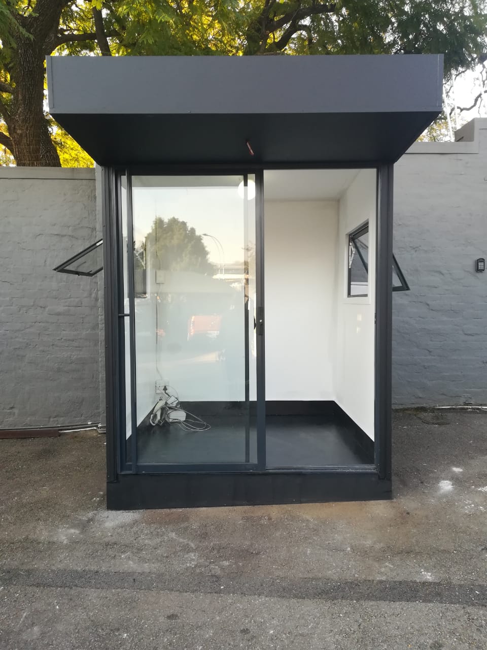 A GUARD HOUSES - TINY (2.4 X 2) With roof overhang